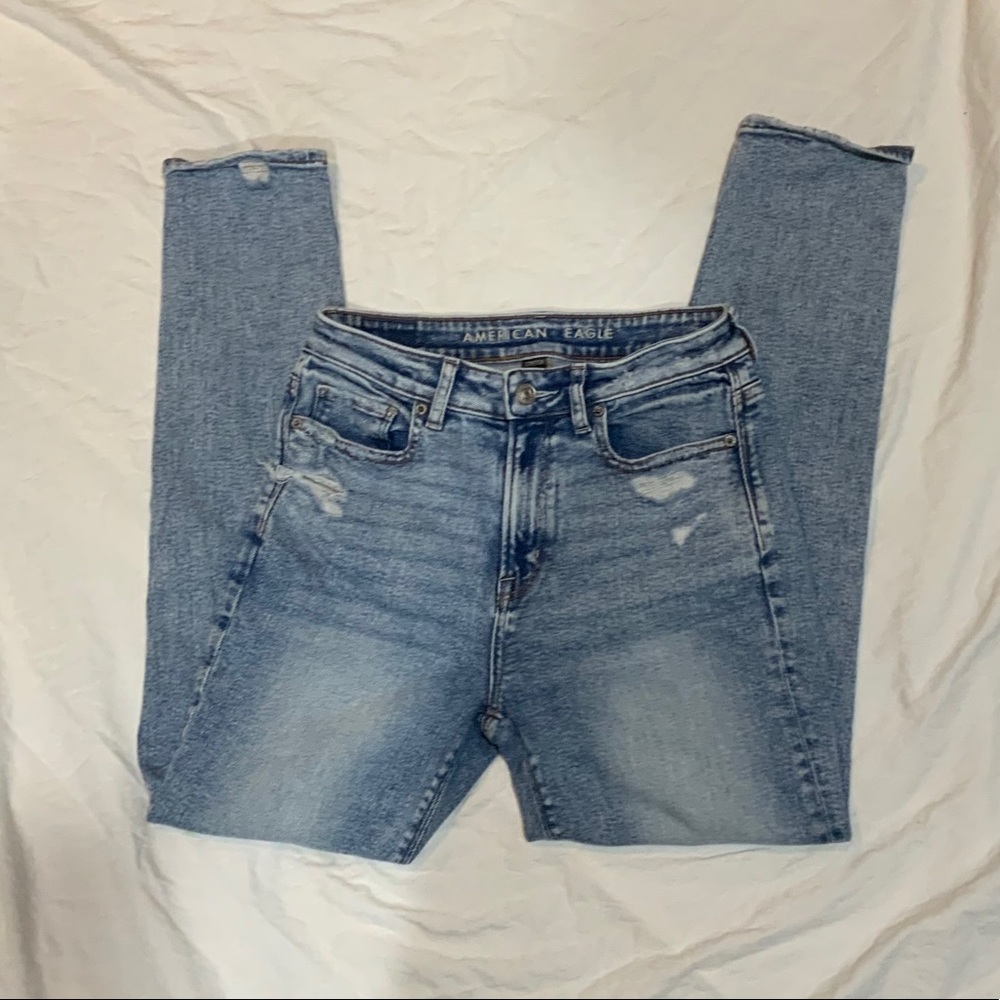 AE High Waisted Mom Jeans